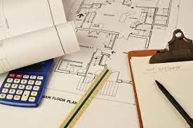 Material estimation and quantity breakdown for a commercial construction project